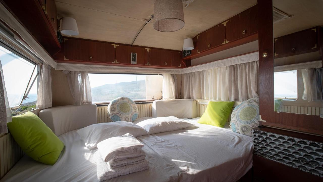 Caravan Fishing Spot Porto Roxa Agios Leon Exterior photo